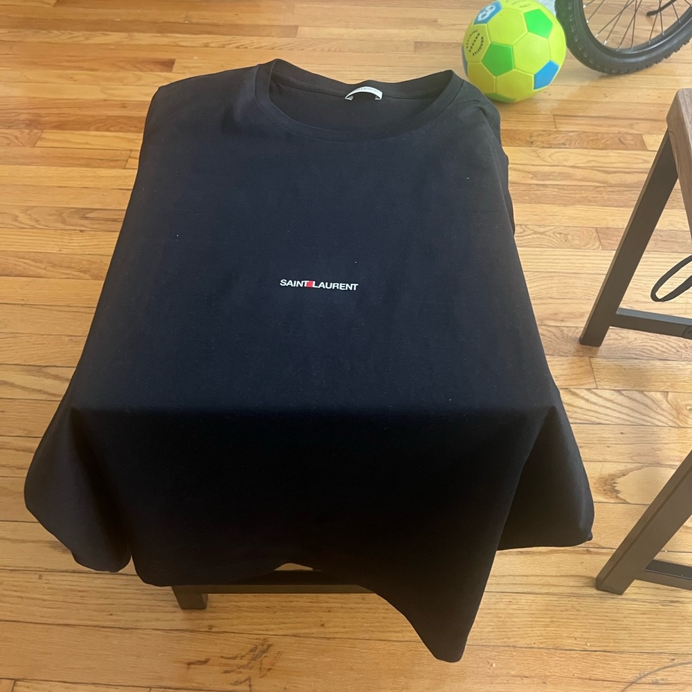 Saint Laurent t shirt brand new , large , but fits like a small or medium